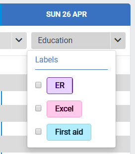 extended labels 